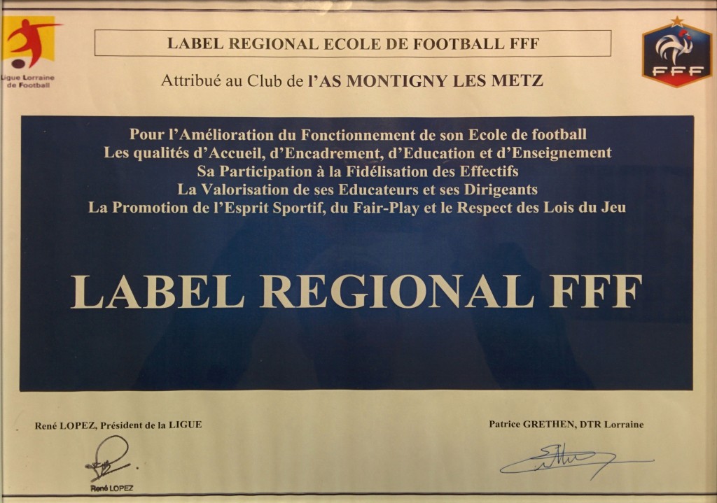 Label Régional FFF